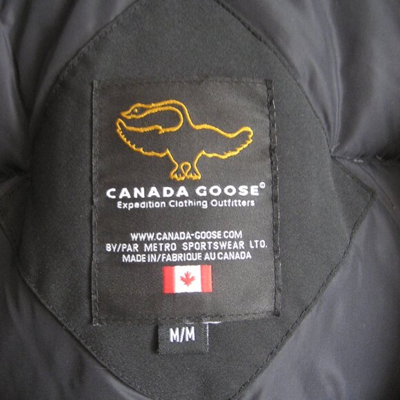 Authentic Canada Goose Expedition Down Parka Jacket, Size Medium, Black - Picture 11 of 16